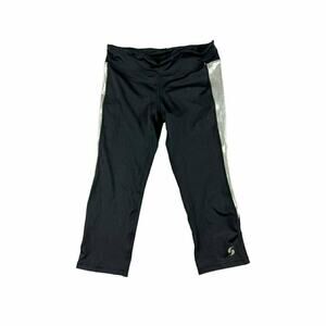 Soffe Dance Cheer Cropped Leggings Pants large 12-14